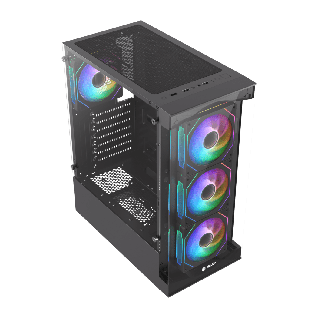 CASE GAMER HALION TAURO CR33 500W - Imagen 3